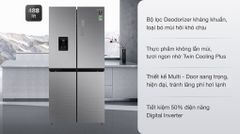 Tủ lạnh Samsung Inverter 488 lít RF48A4010M9/SV