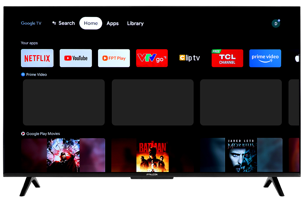 Google Tivi iFFALCON 4K 43 inch 43U62