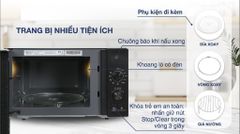 Lò vi sóng có nướng Hafele HW-F23B (538.31.270) 23 lít