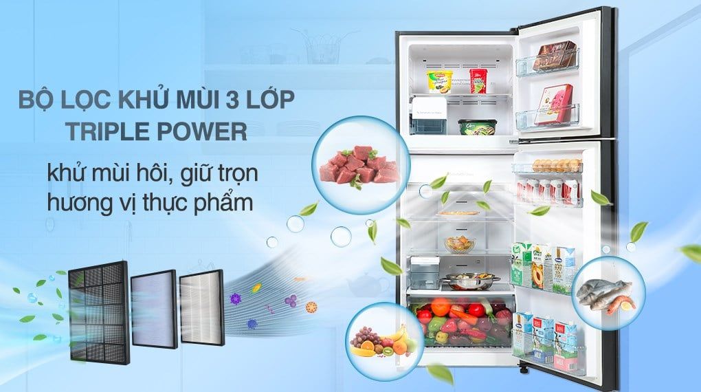 Tủ lạnh Hitachi Inverter 349 lít R-FVY480PGV0 GBK