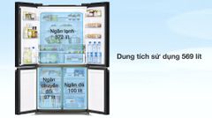 Tủ lạnh Hitachi Inverter 569 lít Multi Door R-WB640VGV0(GMG)