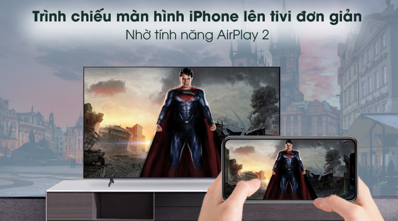 AirPlay 2 - Smart Tivi Samsung 4K 85 inch UA85AU8000