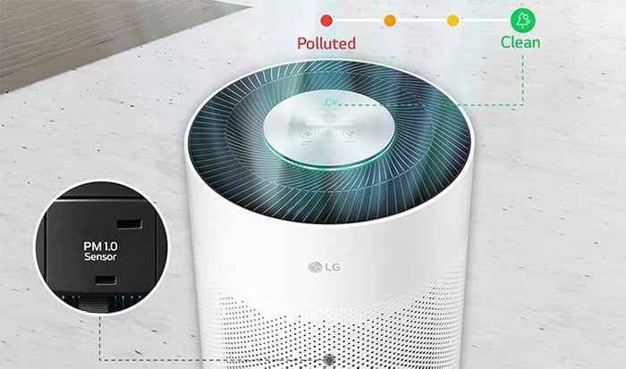 LG PuriCare 360 HIT AS60GHWG0.ABAE máy lọc không khí bụi mịn 360 độ