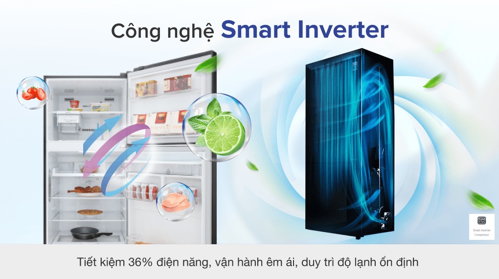 Tủ lạnh LG Inverter 393 lít GN-D422BL