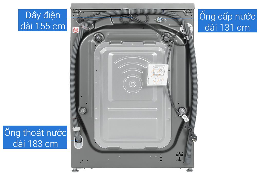 Máy giặt sấy LG Inverter 10 kg FV 1410D4P
