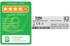 Máy giặt Beko Inverter 9 kg WCV9749XMST