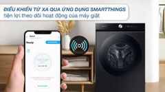 Máy giặt sấy Samsung Bespoke AI Inverter giặt 21 kg - sấy 12 kg WD21B6400KV/SV
