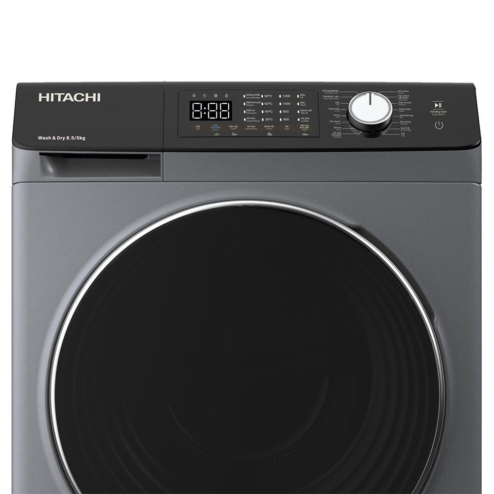 Máy giặt lồng ngang Hitachi Inverter 8.5Kg sấy 5Kg BD-D852HVOS
