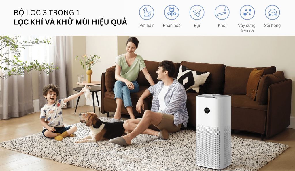 Máy lọc không khí Xiaomi Smart Air Purifier 4 Pro (BHR5056EU)
