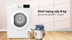 Máy sấy thông hơi Galanz 8 Kg DV-80T5C(W)