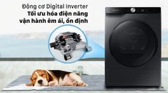 Máy sấy bơm nhiệt Samsung 9 Kg DV90T7240BB/SV