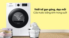 Máy sấy bơm nhiệt Samsung 9 kg DV90TA240AE/SV