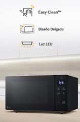 Lò vi sóng LG NeoChef™ Slim 1.1 Sq. ft. Công suất - Đen - MS3032JAS