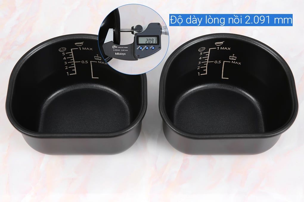Nồi cơm 2 ngăn đa năng Sharp 1.8 lít KN-TC50VN-WH