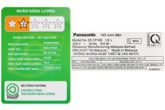 Nồi cơm điện tử Panasonic 1.8 lít SR-CP188NRA