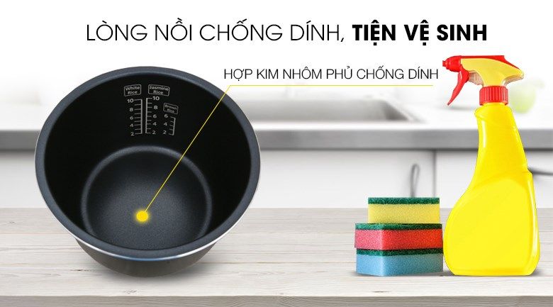 Nồi cơm điện tử Panasonic 1.8 lít SR-CP188NRA