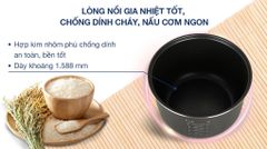 Nồi cơm nắp gài Panasonic 1.8 lít SR-MVN18FRAX