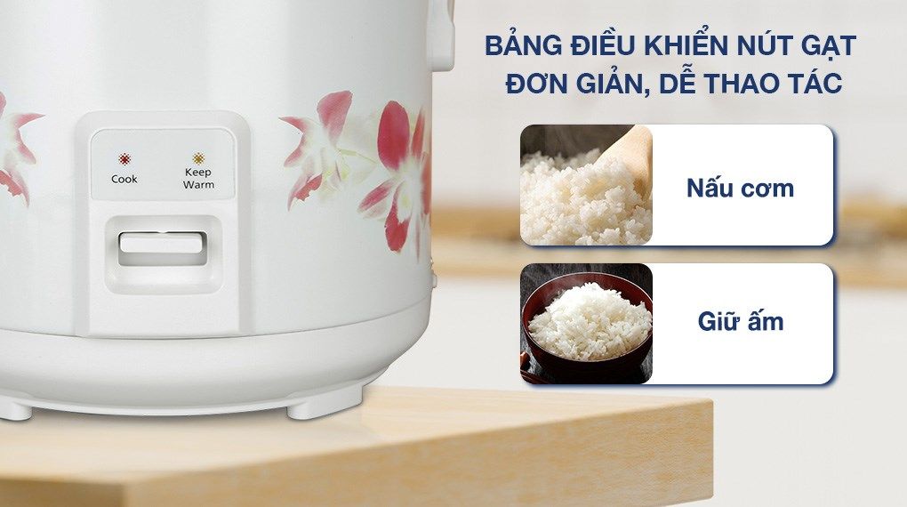 Nồi cơm nắp gài Panasonic 1.8 lít SR-MVN18FRAX