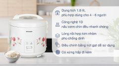 Nồi cơm nắp gài Panasonic 1.8 lít SR-MVN18FRAX