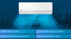 Điều hoà 2 chiều Panasonic Inverter 12000 BTU CU/CS-YZ12WKH-8