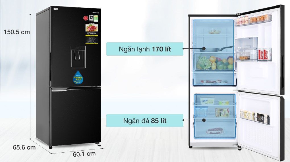 Tủ lạnh Panasonic Inverter 255 lít NR-BV280WKVN