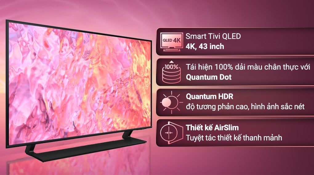Smart Tivi QLED 4K 75 inch Samsung QA75Q60C [ 75Q60C ]