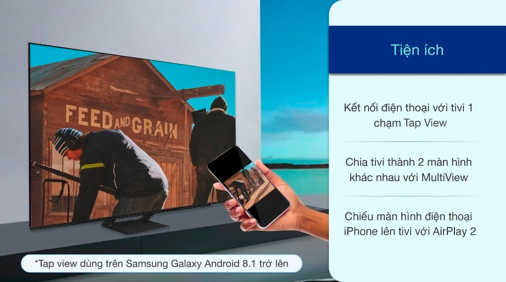 Smart Tivi QLED Samsung 4K 85 inch QA 85Q60A
