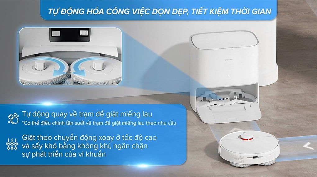 Robot hút bụi lau nhà Xiaomi Vacuum X20 (BHR7955US)
