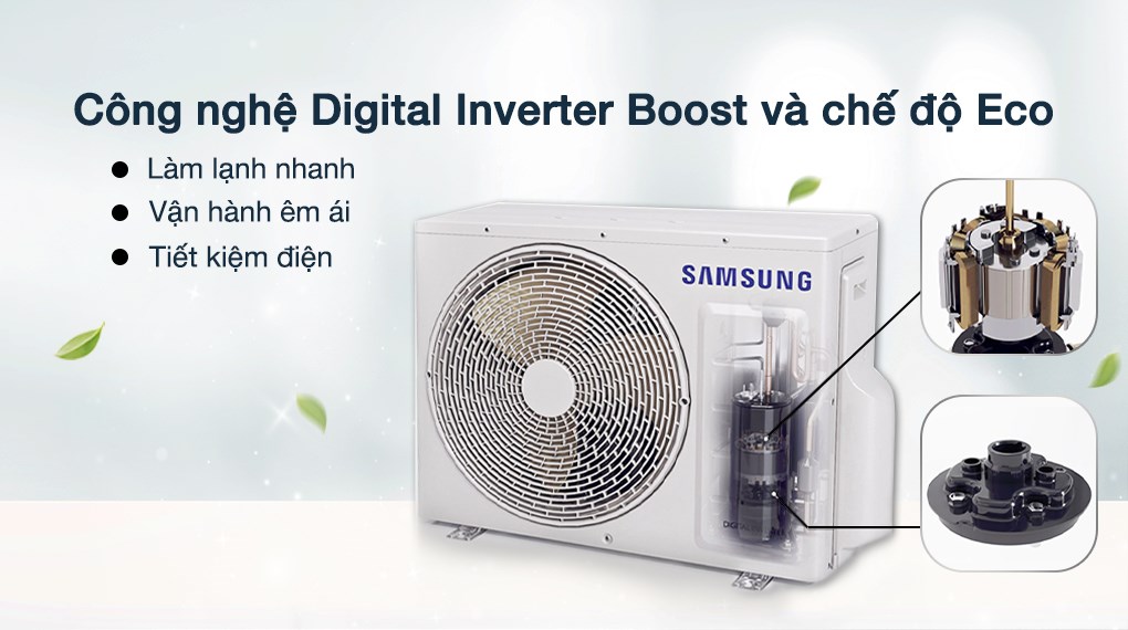 Điều hòa Samsung Inverter 9000 BTU AR10BYAAAWKNSV - Công nghệ tiết kiệm điện