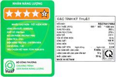 Tủ lạnh Samsung Inverter 276 lít RB27N4170BU/SV