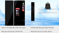 Tủ lạnh Sharp Inverter 572 lít Multi Door SJ-FX640V-SL