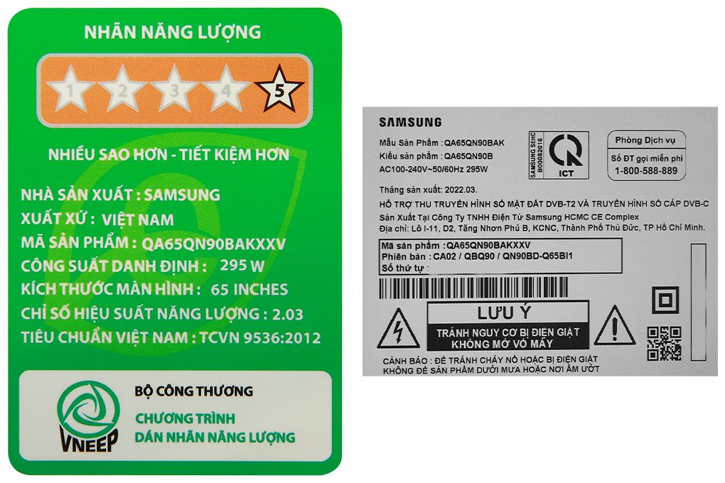 Smart Tivi Neo QLED 4K 65 inch Samsung QA 65QN90B