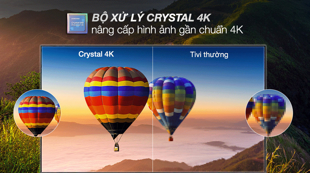 Smart Tivi Samsung 4K Crystal UHD 55 inch UA 55BU8000