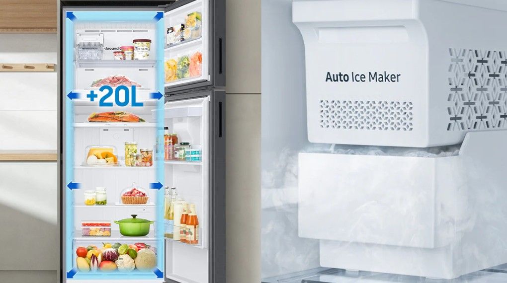 Tủ lạnh Samsung Inverter 385 lít Bespoke RT38CB668412SV