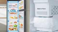 Tủ lạnh Samsung Inverter 385 lít Bespoke RT38CB668412SV