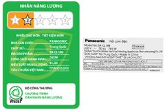 Nồi cơm điện tử Panasonic 1.8 lít SR-CL188WRAM