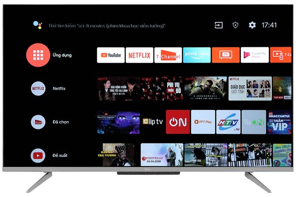 Android Tivi TCL 43 inch 43P715 mới 2020