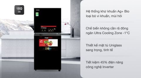 Tủ lạnh Toshiba Inverter 180 lít GR-B22VU Ukg