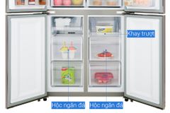 Tủ lạnh Aqua Inverter 456 lít AQR-IGW525EM GB [ IGW525EM ]
