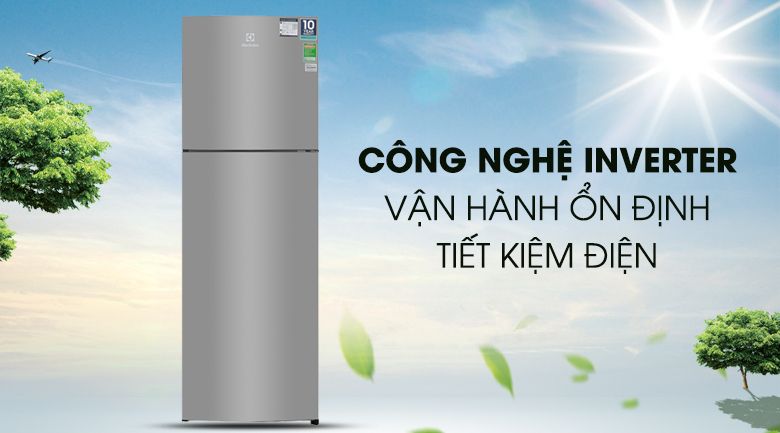 Tủ lạnh Electrolux Inverter 255 lít ETB2802H-A