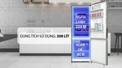 Tủ lạnh Electrolux Inverter 308 Lít EBB3402K-A