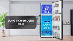 Tủ lạnh Hitachi Inverter 366 lít R-FVX480PGV9 GBK