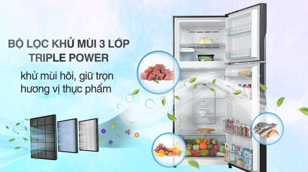 Tủ lạnh Hitachi Inverter 406 lít R-FVX510PGV9 GBK