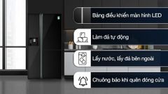 Tủ lạnh Hitachi Inverter 569 lít Side By Side R-MX800GVGV0 GBK