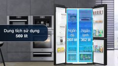 Tủ lạnh Hitachi Inverter 569 lít Side By Side R-MX800GVGV0 GBK