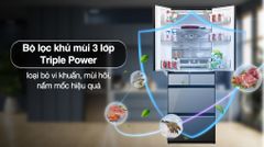 Tủ lạnh Hitachi Inverter 540 lít Multi Door R-HW540RV X