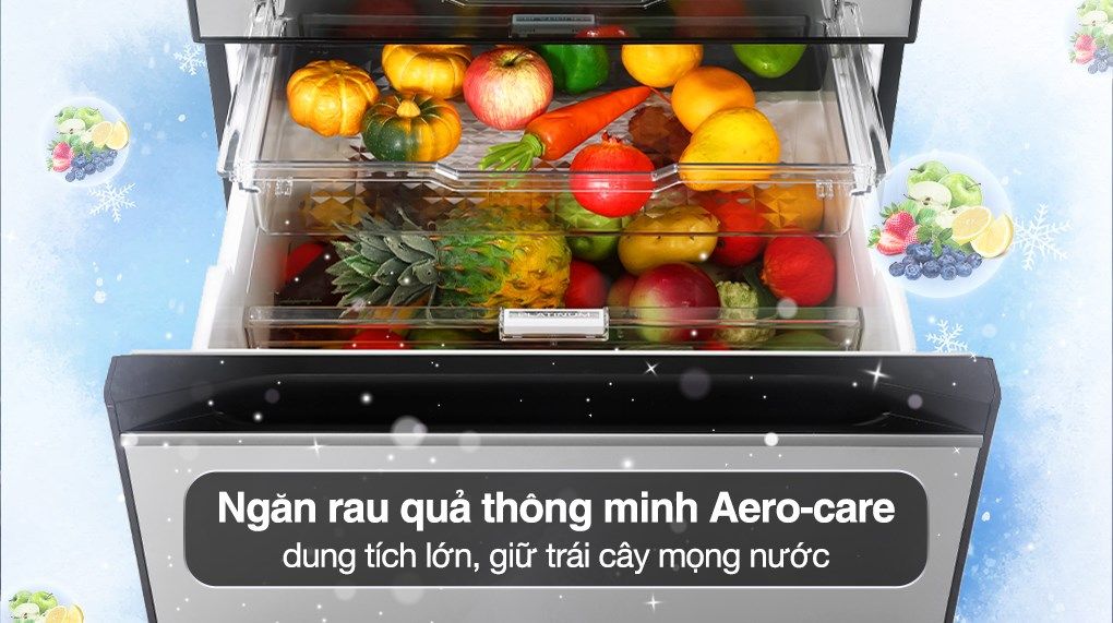 Tủ lạnh Hitachi Inverter 540 lít Multi Door R-HW540RV X