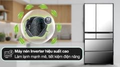 Tủ lạnh Hitachi Inverter 735 lít Multi Door R-ZX740KV X