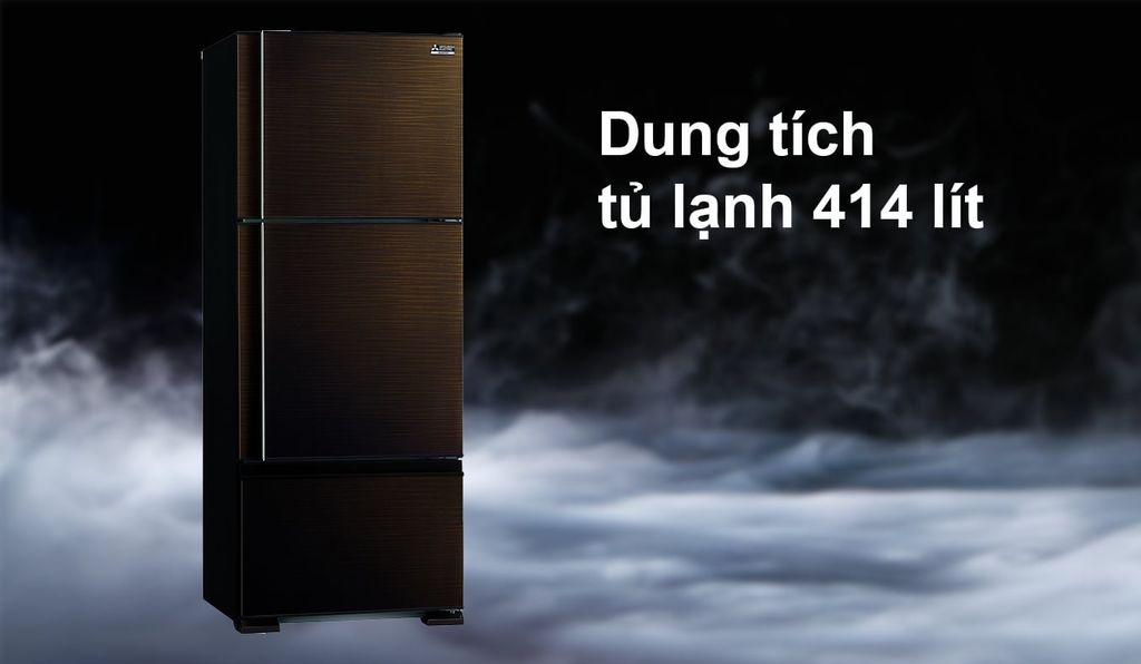 Tủ lạnh Mitsubishi Electric Inverter 414 lít MR-V50ER-BRW