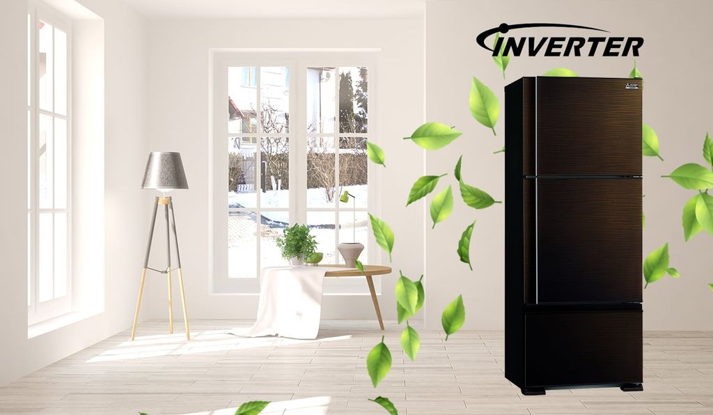 Tủ lạnh Mitsubishi Electric Inverter 414 lít MR-V50ER-BRW